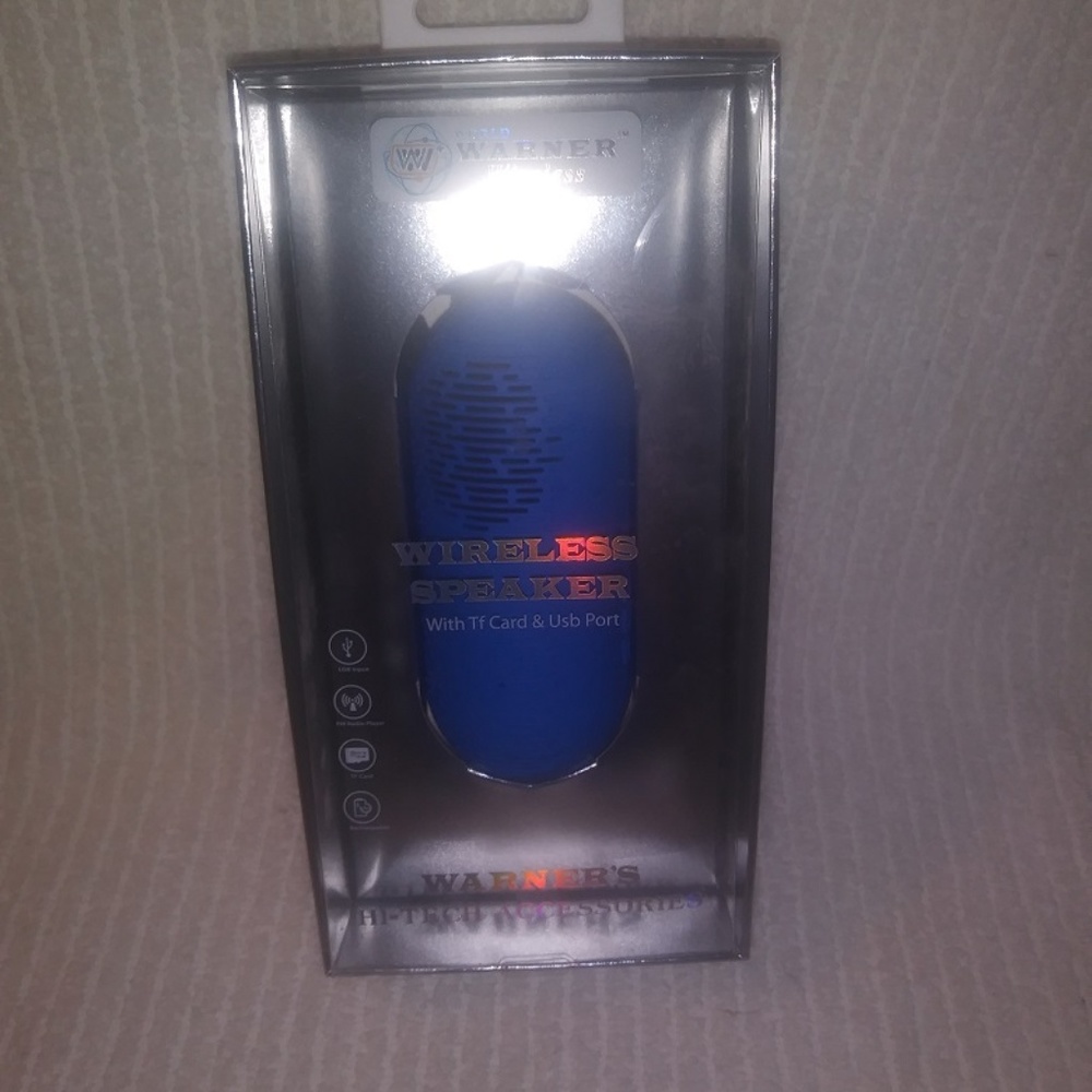 Warner's Wireless Speaker (NIB)